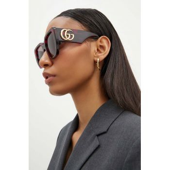 Gucci ochelari de soare femei, culoarea violet