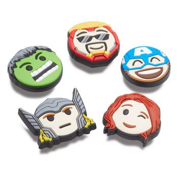 Jibbitz Crocs Avengers Emojis 5 Pack