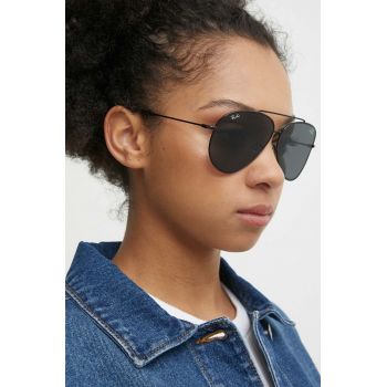 Ray-Ban ochelari de soare 0RBR0101S culoarea negru