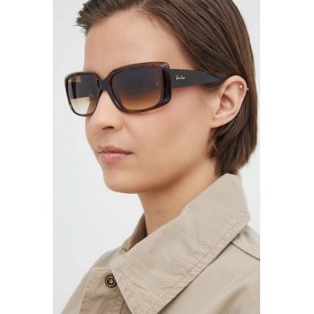 Ray-Ban ochelari de soare femei, culoarea maro