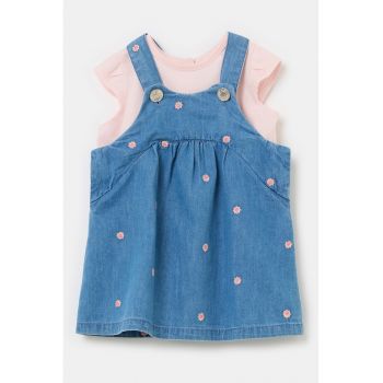 Set de tricou si sarafan din chambray