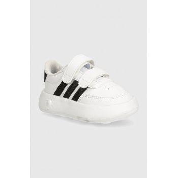 adidas sneakers pentru copii BREAKNET 2.0 CF culoarea alb, ID5276