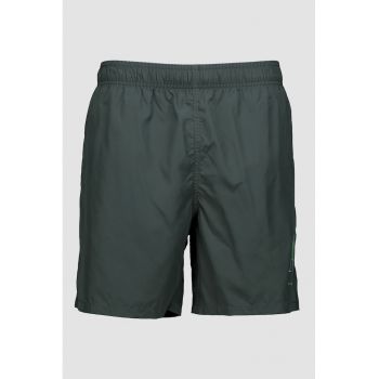 Pantaloni scurti de baie cu logo si talie elastica