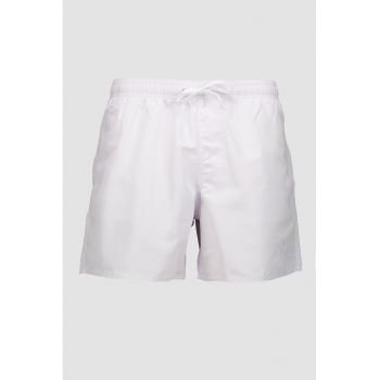 Pantaloni scurti de baie uni cu buzunare laterale