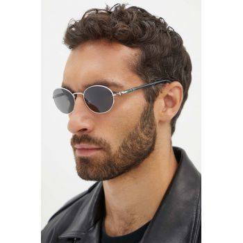 Persol ochelari de soare IDA barbati, culoarea argintiu, 0PO1018S