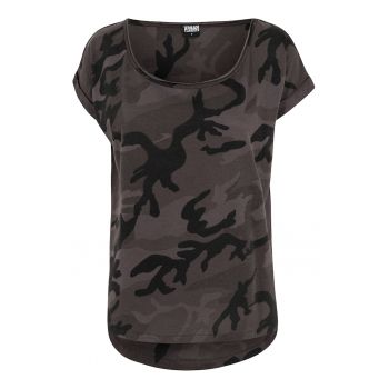 Tricou cu imprimeu camuflaj