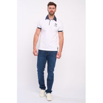 Tricou polo de bumbac cu logo