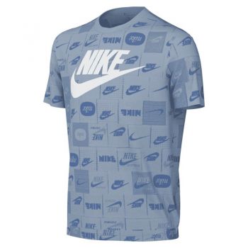 Tricou Nike K NSW TEE CLUB SSNL AOP HBR