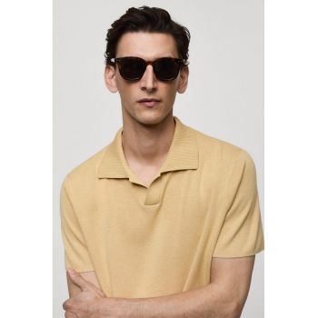 Tricou polo cu model uni Lino