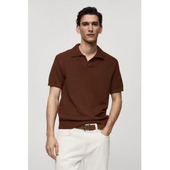 Tricou polo din tricot Dafne