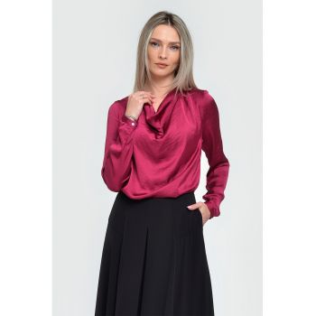 Bluza cu aspect satinat Ana