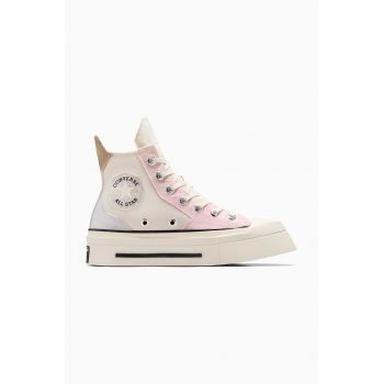 Converse tenisi Chuck 70 De Luxe Squared femei, culoarea violet, A07599C