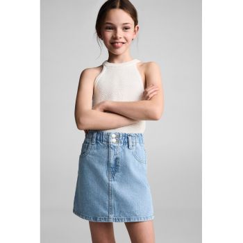 Fusta de denim cu 5 buzunare Cindy