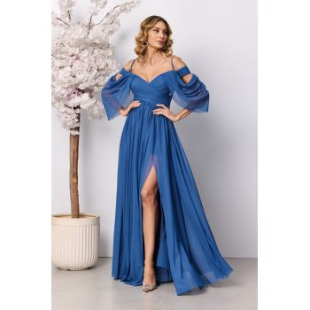 Rochie de ocazie Astoria Indigo