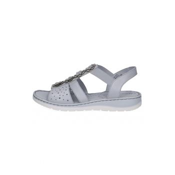 Sandale de piele cu velcro