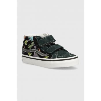 Vans tenisi copii SK8-Mid Reissue culoarea verde, VN000CZ5BS51