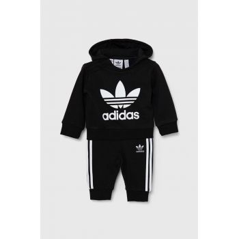 adidas Originals trening copii HOODIE SET culoarea negru, IX5165