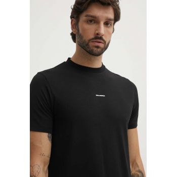 Karl Lagerfeld tricou barbati, culoarea negru, cu imprimeu, 542221.755057