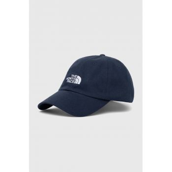 The North Face sapca Norm Hat culoarea albastru marin, cu imprimeu, NF0A7WHO8K21