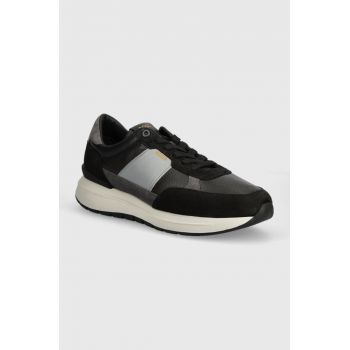 BOSS sneakers din piele Jace culoarea negru, 50522863