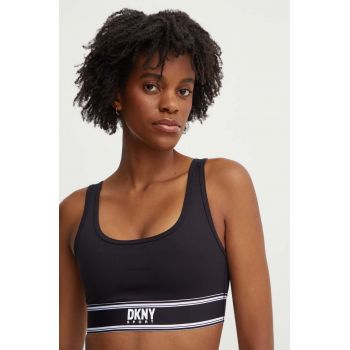 Dkny sutien culoarea negru, neted, DP4T9684