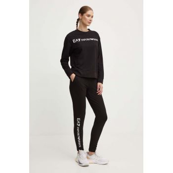 EA7 Emporio Armani trening femei, culoarea negru, TJTXZ.8NTV54