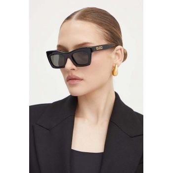 Gucci ochelari de soare femei, culoarea negru, GG1773S