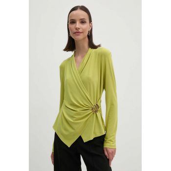 Joseph Ribkoff bluza femei, culoarea verde, cu imprimeu, 243152