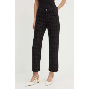 Karl Lagerfeld jeansi femei high waist, 245W1103