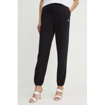 Karl Lagerfeld pantaloni de trening culoarea negru, neted, 245W1054