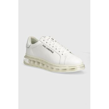 Karl Lagerfeld sneakers din piele KAPRI KUSHION culoarea alb, KL52625A