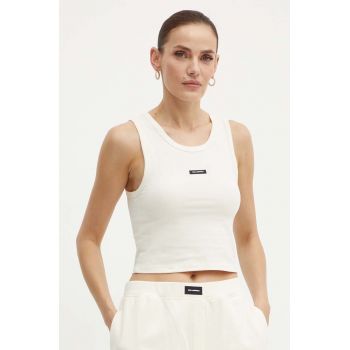 Karl Lagerfeld top femei, culoarea bej, 245W2114