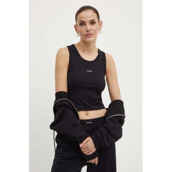 Karl Lagerfeld top femei, culoarea negru, 245W2114