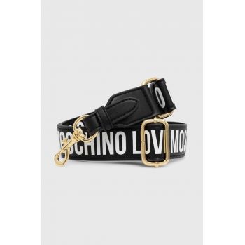 Love Moschino curea poseta culoarea negru, JC6404PP1LLV100A