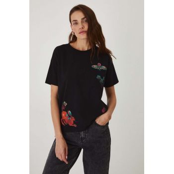 Medicine tricou femei, culoarea negru