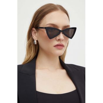 Saint Laurent ochelari de soare femei, culoarea negru, SL 207 JERRY