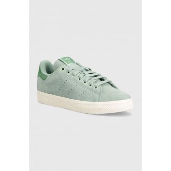 adidas Originals sneakers din piele intoarsă Stan Smith CS culoarea verde, IF6944