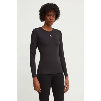 adidas Performance longsleeve de antrenament Techfit culoarea negru, IK7918