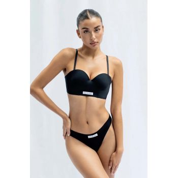 GOD SAVE QUEENS tanga SECOND SKIN THONG culoarea negru, GSQ-135-124