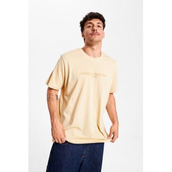 Tricou unisex cu text in relief