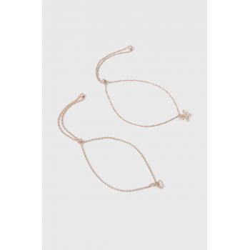 Aldo brățară placată cu aur ALODABELIA 2-pack 13825903