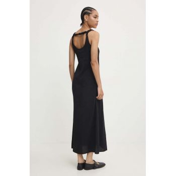 Answear Lab rochie culoarea negru, maxi, evazati