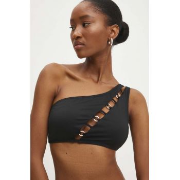 Answear Lab sutien de baie culoarea negru, cupa usor rigidizata