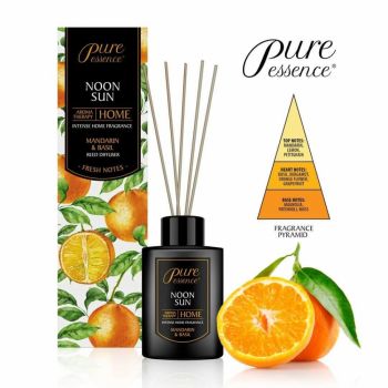 Difuzor cu betisoare parfumate Pure Essence Revers Noon Sun mandarine, busuioc 100ml