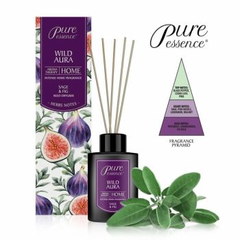 Difuzor cu betisoare parfumate Pure Essence Revers Wild Aura smochin, salvie 100ml