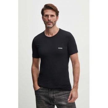 HUGO tricou din bumbac 3 - pack 3-pack barbati, cu imprimeu