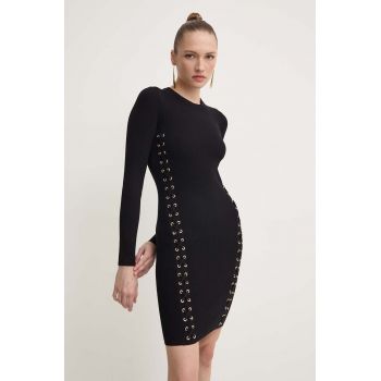 MICHAEL Michael Kors rochie culoarea negru, mini, mulata, MT482FQ5ZV