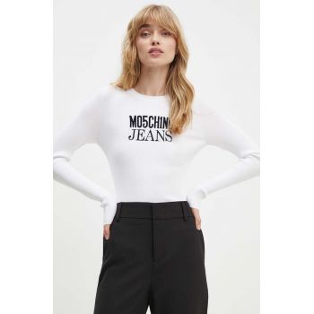 Moschino Jeans pulover femei, culoarea bej, light, 0926.8205