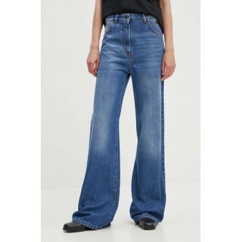 MSGM jeansi femei high waist, 3741MDP230L.247789