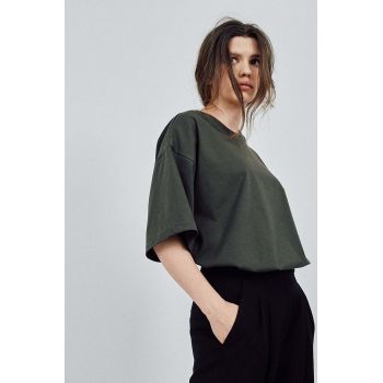 MUUV. tricou din bumbac READY TO WEAR culoarea verde